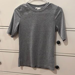 Grey Business Casual Top